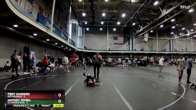 44 lbs Round 7 (10 Team) - Trey Sanders, Mat Assassins vs Hayden Zemba, U2 Uprising Blue