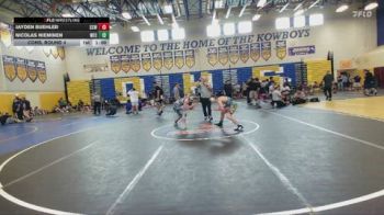 126 lbs Cons. Round 4 - Jayden Buehler, Camden Outsiders vs Nicolas Nieminen, Western
