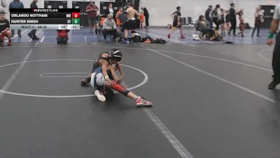 48-52 lbs Round 1 - Orlando Nottham, MD Maniacs vs Hunter Singh, Killingly Youth