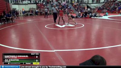 120 lbs Quarterfinal - Nabitendelo Emmanuel, Iowa City, City High vs Ava Scranton, Anamosa