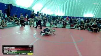 76 lbs Round 3 (8 Team) - Jimmy Hurley, Neighborhood Wrestling vs Dominic Pizzuli, Rogue Wrestling