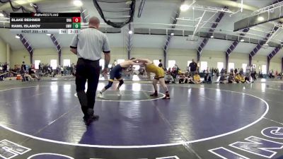 141 lbs Quarterfinal - Blake Reihner, Unattached vs Ramil Islamov, Unattached- West Virginia