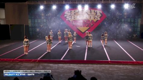 Velocity All Star - IGN1TE [2026 L1 Junior - Flex - D2 - Small Day 2] 2026 Spirit Sports Hershey Nationals
