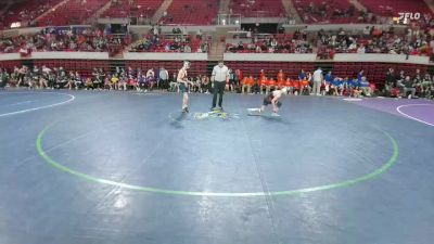 120 lbs Round 3 - 2nd Wrestleback And Semi-finals(16 Team) - Ryland Allen, Amarillo Caprock vs Eli Johnson, Frisco Wakeland