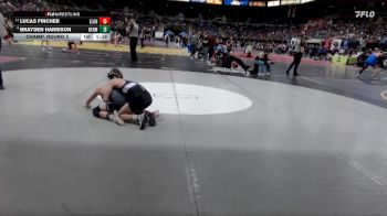 98 lbs Champ. Round 3 - Lucas Fincher, Elgin vs Brayden Harrison, Hermiston Oregon