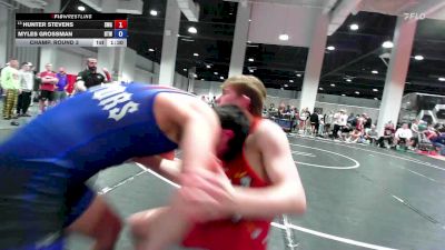 65 lbs Champ. Round 3 - Hunter Stevens, Sarbacker Wrestling Academy vs Myles Grossman, Haines Trained Wrestling