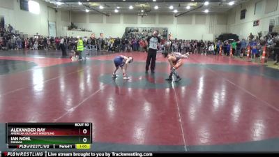 75 lbs Cons. Round 2 - Ian Nohl, MAHACA vs Alexander Ray, American Outlaws Wrestling