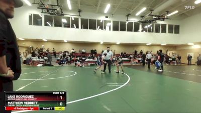 117 lbs Cons. Semi - Matthew Verrett, Cherry Creek Wrestling Club vs Jake Rodriguez, Ascend Wrestling Academy