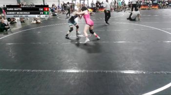 100 lbs Round 4 - Paris Watts, The Storm Wrestling Center vs Aubrey McNichols, Central Florida Wrestling