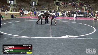 5A 215 lbs Quarterfinal - Frank York, Selma vs Jude Rogers, Tallassee