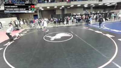 106 lbs Cons. Round 5 - Giovanni Ambris Aguilar, Glenbard West vs Kyler Guercio, Lawerenceville