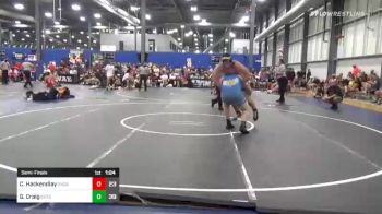 285 lbs Semifinal - Clay Hackendlay, Sauk Valley Grapplers vs Gabe Craig, Team Gotcha