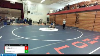 138 lbs Quarterfinal - Cooper Lambro, Tahoma vs PrabhSharan Singh, Kentwood