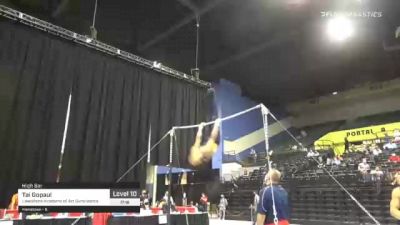 Tai Gopaul - High Bar, Lakeshore Academy of Art Gymnastics - 2021 USA Gymnastics Development Program National Championships