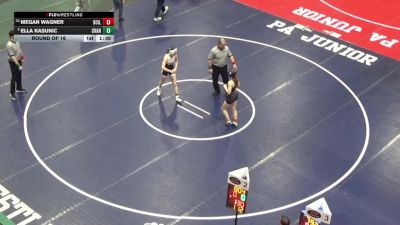 112 lbs Round Of 16 - Megan Wagner, Boiling Springs vs Ella Kasunic, Cranberry