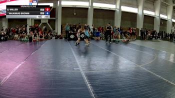 70-85 lbs Cons. Semis - LJ Miller, Utah vs Maximus Brown, Utah