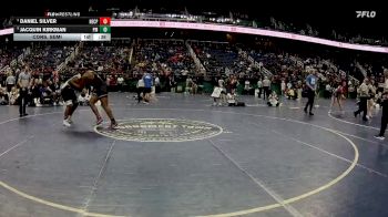 1A 285 lbs Cons. Semi - Jacquin Kirkman, Pamlico County High School vs Daniel Silver, North East Carolina Preparatory School