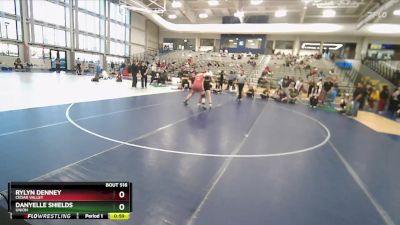 235 lbs Cons. Semi - Danyelle Shields, Union vs Rylyn Denney, Cedar Valley