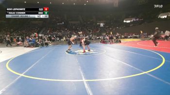 6A Boys 150 lbs Champ. Round 1 - Kovi Lefkowitz, Clackamas Boys vs Isaac Conner, Mountainside Boys