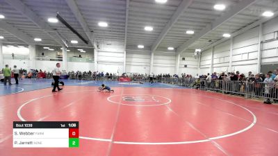 44 lbs Round Of 16 - Sean Webber, Farmington vs Peyton Jarrett, None