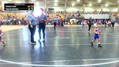 35 lbs Semifinal - Nolan Russell, Wildcats Wrestling vs Banks Caho, Higher Calling Wrestling