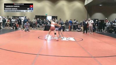 105 lbs 5th Place Match - Angelica Garcia vs Genesis Garcia, Gps