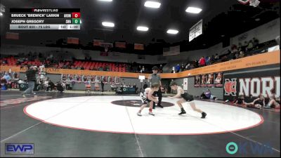 75 lbs 5th Place - Brueck "Brewick" Larkin, ARDMORE TAKEDOWN CLUB vs Joseph Gregory, Shelton Wrestling Academy