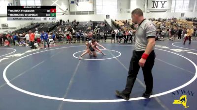 145 lbs Champ. Round 3 - Nathaniel Chapman, Mat Creatures Wrestling Club vs Nathan Freebern, Oswego Wrestling