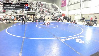 U17 Women - 53 lbs Cons. Round 8 - Elizabeth Valenzuela Smith, AZ vs Maggie Cornish, CA