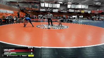 120 lbs Quarterfinal - Jaden Lerwill, Sugar-Salem vs Jace Leavitt, Snake River