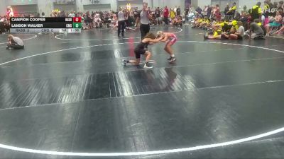 77 lbs Round 2 (6 Team) - Campion Cooper, Rabbit vs Landon Walker, Cleveland