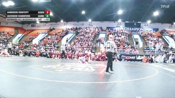 113 lbs Quarterfinals (8 Team) - Jackson Vandeven, Algonac vs Jameson Onstott, Eaton Rapids