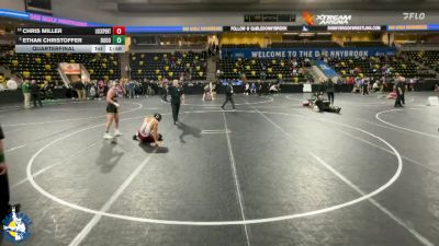 175 lbs Quarterfinal - Chris Miller, Lockport (Twp.) vs Ethan Christoffer, Don Bosco