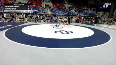 144 lbs Champ. Rd Of 64 - Kaeden Lademann, OH vs Carmine Cruz, AZ