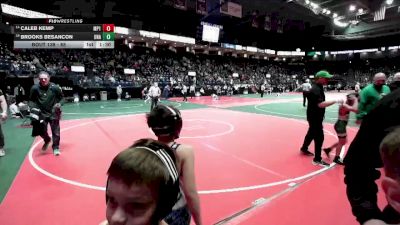 85 lbs Champ. Round 1 - Brooks Besancon, Unattached vs Caleb Kemp, MP1