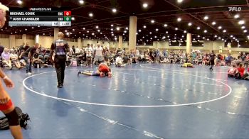 120 lbs Champ. Round 2 - Josh Chandler, Guerrilla Wrestling Academy vs Michael Cook, Rio Wrestling Club