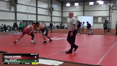 285 lbs Cons. Round 3 - Will Willsey, Evergreen State College vs Malachi Hoobery, Eastern Oregon University