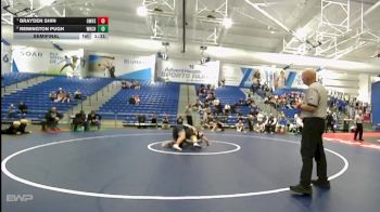 285 lbs Semifinal - Brayden Shin, Olathe West vs Remington Pugh, Wichita-Haysville Campus HS