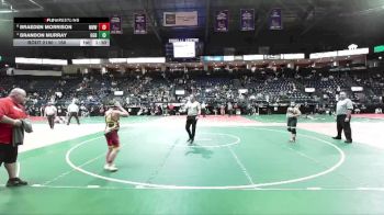 160 lbs 1st Place Match - Brandon Murray, GGBA vs Braeden Morrison, NWW2