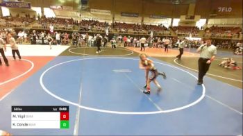 50 lbs Semifinal - Mj Vigil, Duran WC vs Kash Conde, Bearcave WC