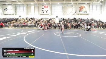 65 lbs Cons. Round 5 - Mateo Mersdorf, NWAA vs Liam McCabe, Columbia Youth Wrestling Club