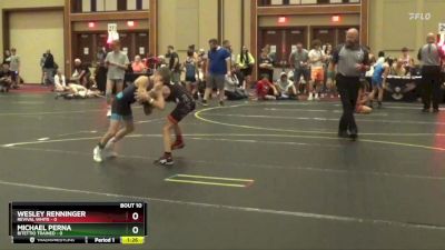 67 lbs Finals (8 Team) - Wesley Renninger, Revival White vs Michael Perna, Bitettio Trained