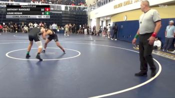 165 lbs Cons. Round 4 - Louie Rosas, Delta College vs Anthony Marquez, Santa Ana College