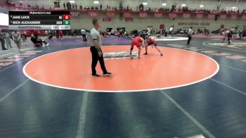 174 lbs Quarterfinal - Nick Alexander, Augsburg vs Jake Luce, North Central