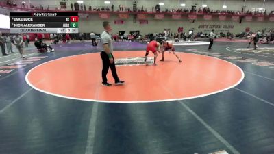 174 lbs Quarterfinal - Nick Alexander, Augsburg vs Jake Luce, North Central