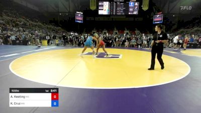 155 lbs Cons 64 #2 - Abby Keating, MO vs Kelsey Cruz, MN