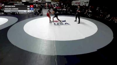 135 lbs Quarters - Jaylene Rios, Golden Tribe Wrestling vs Kaelena Ahrens, Vacaville Wrestling Club