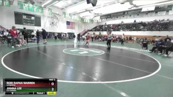 115 lbs Cons. Round 3 - Jianna Lee, La Canada vs Rori Rapan Warren, La Quinta