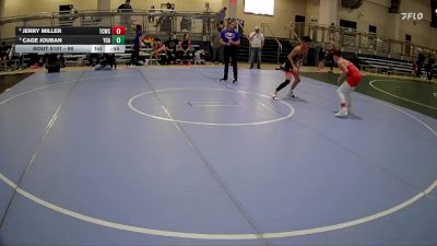 98 lbs 3rd Place Match - Jerry Miller, Takedown City Wrestling Club vs Cage Jouban, Youngsville Gladiators Academy