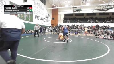 285 lbs Semifinal - Thomas Banuelos, Sonora (La Habra) vs Milton Carter, St John Bosco